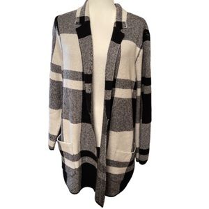 Talbots Plaid Cardigan